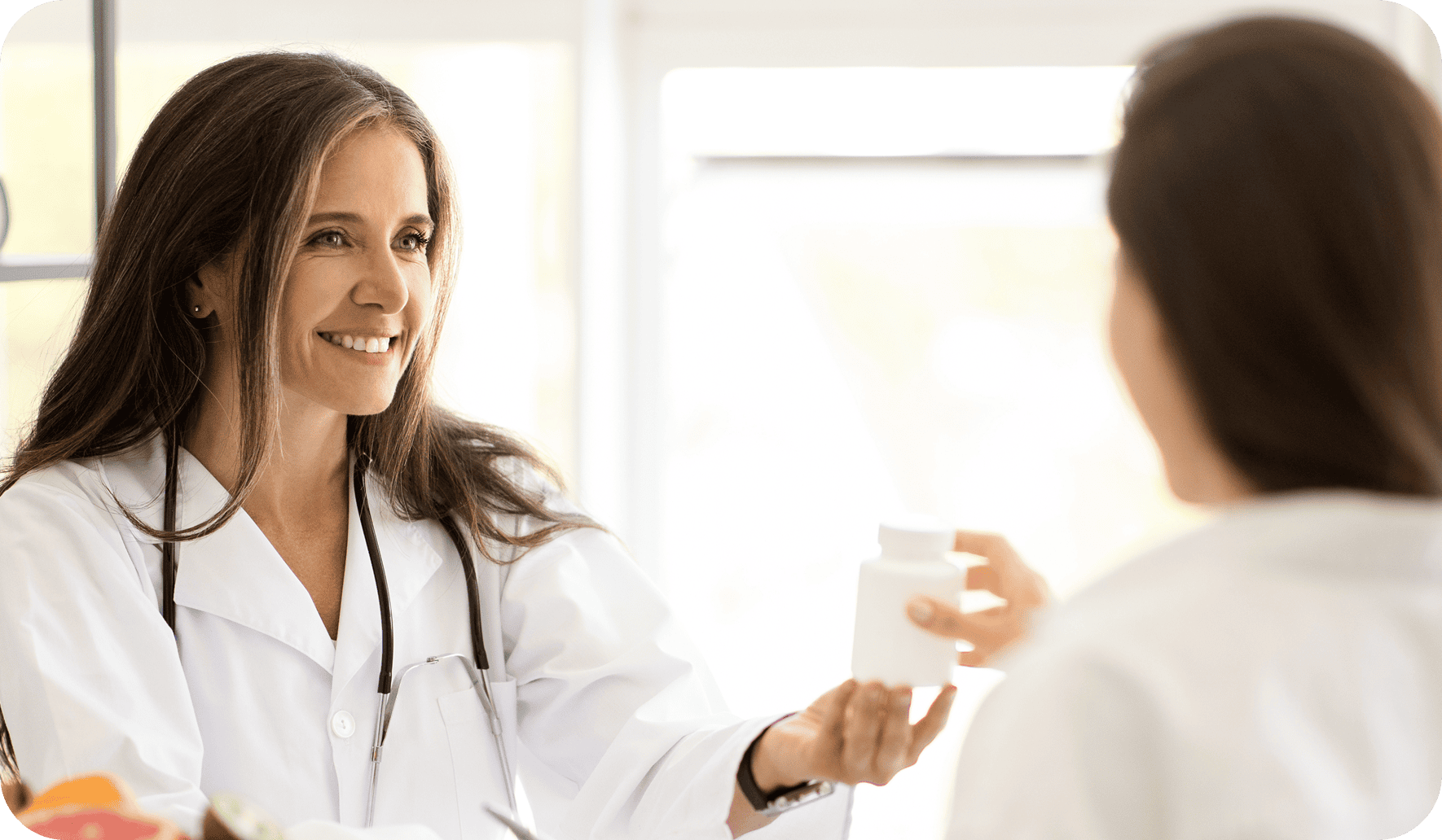 Medical consultation with a doctor